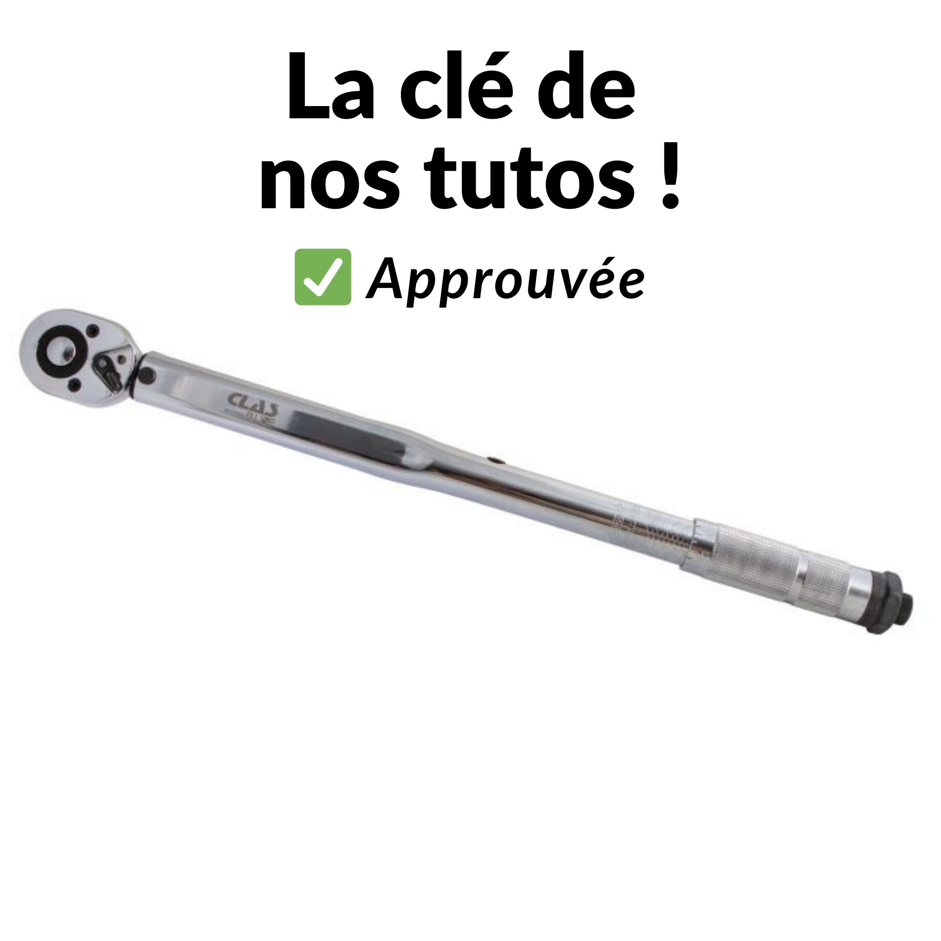 CLE DYNAMOMETRIQUE 1/2" 40-210Nm - CLAS OM 0790BL