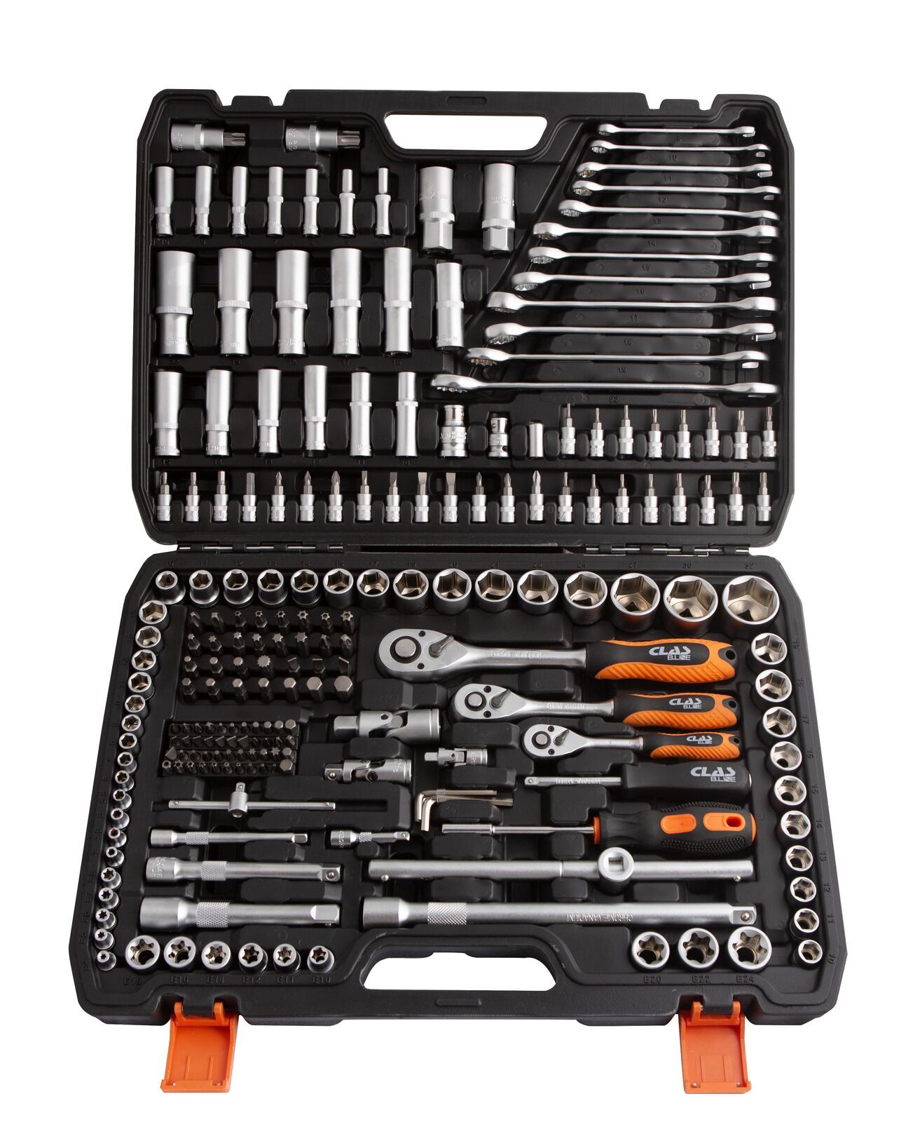 COFFRET D'OUTILS 1/4"-3/8"-1/2" (216pcs) - CLAS OS 3285BL – Image 2