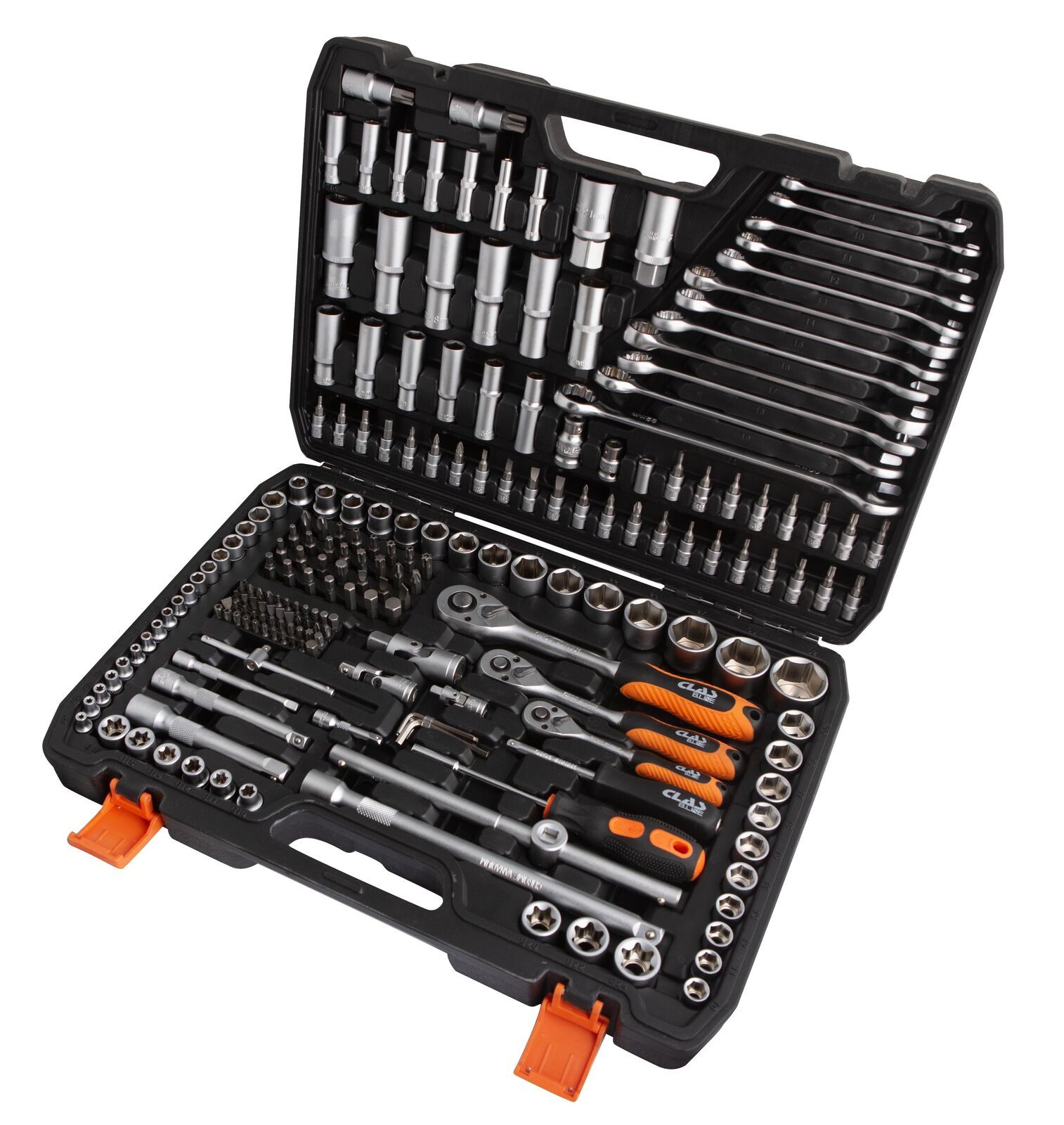 COFFRET D'OUTILS 1/4"-3/8"-1/2" (216pcs) - CLAS OS 3285BL – Image 3